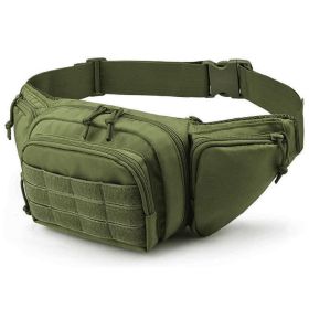 Tactical Fanny Pack For Men Concealed Carry Bag Military Waist Bag Traveling Waist Pouch with Adjustable Strap Quick Release for Camping Hiking (Option: HG_HolsterPack(ArmyGreen)_GPCT4890)