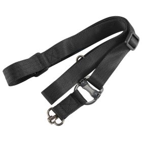 2 Point Rifle Gun Sling Adjustable w/ Fast Loop Heavy Duty Quick Detach Swivel for Outdoor Sports (Option: HG_RetroDetachSling(BLK)_GPCT1823)