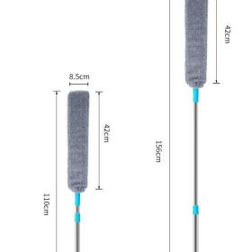 Bed Bottom Cleaning Dust Removal, Retractable Household Cleaning (Option: Replace Cloth)